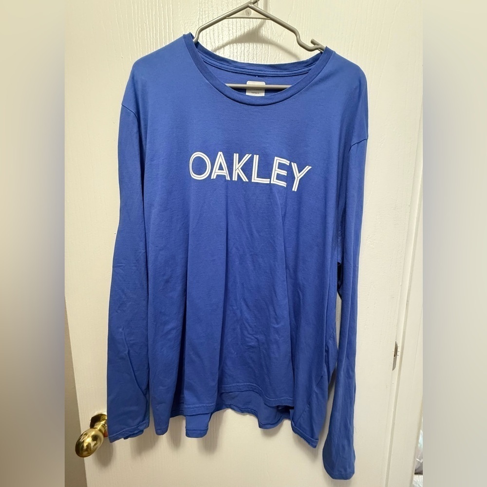 Oakley Mark II Custom Fit  Royal Blue Long Sleeve Tee Size 2XL